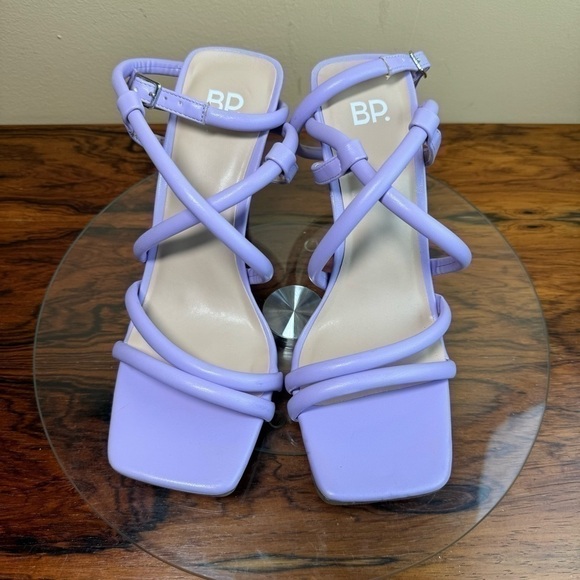 NEW BP. Ashlyn Square Toe Strappy Sandal in Purple - Picture 9 of 16